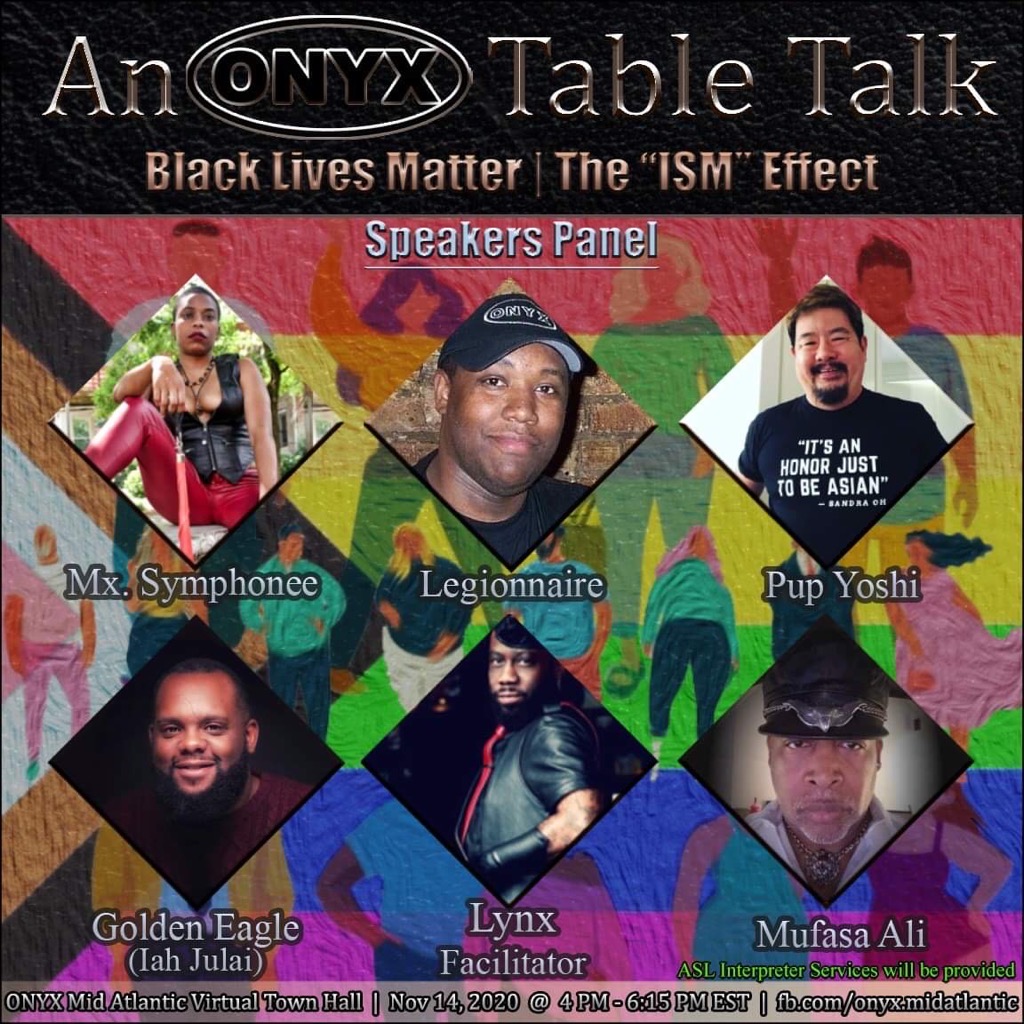 An Onyx Table Talk Blm – The “ism” Effect – Onyx Mid Atlantic